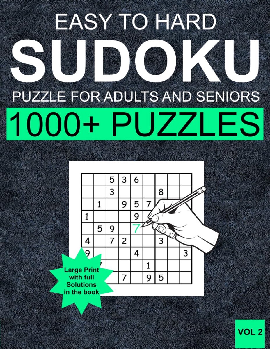 Sudoku Puzzelboek - Logische Puzzels - Hersentraining - Meer dan 1000 Puzzels - 21.59 x 27.94 cm