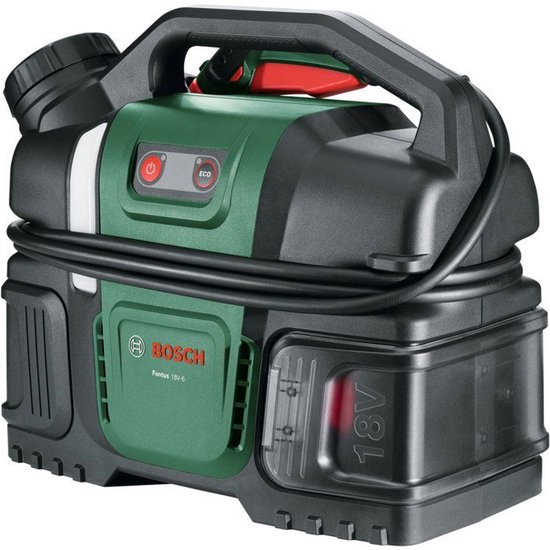 Bosch Fontus 18V-6 Set - Accu Hogedrukreiniger - 18V 2.0Ah Accu, Borstel, Lader, slang en spuitpistool — afbeelding 3