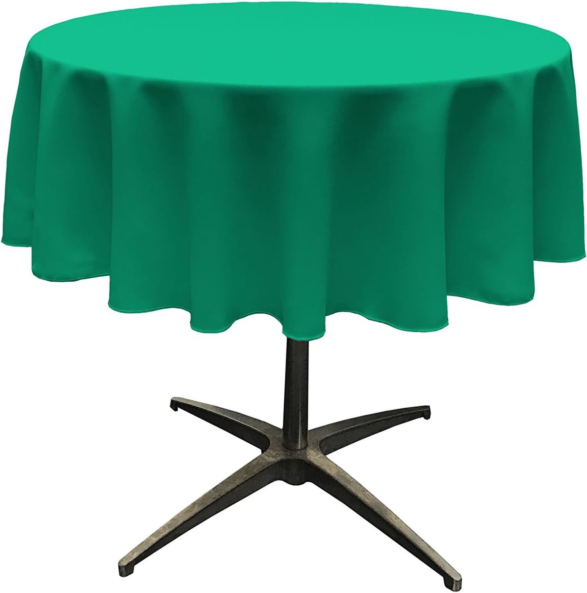 Rond Tafelkleed van Polyester Poplin, Lichtbestendig en Kreukvrij, 130 cm