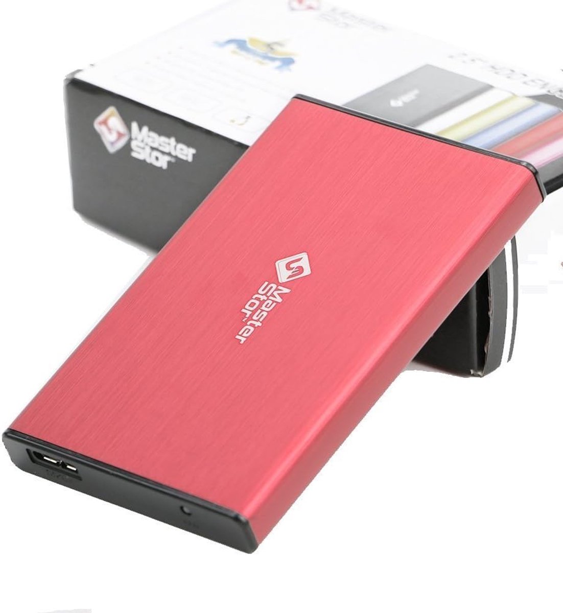 Externe Harde Schijf - Draagbare Opslag - Bestanden Overzetten - Snelle USB 3.0 - 25 Inch - Rood