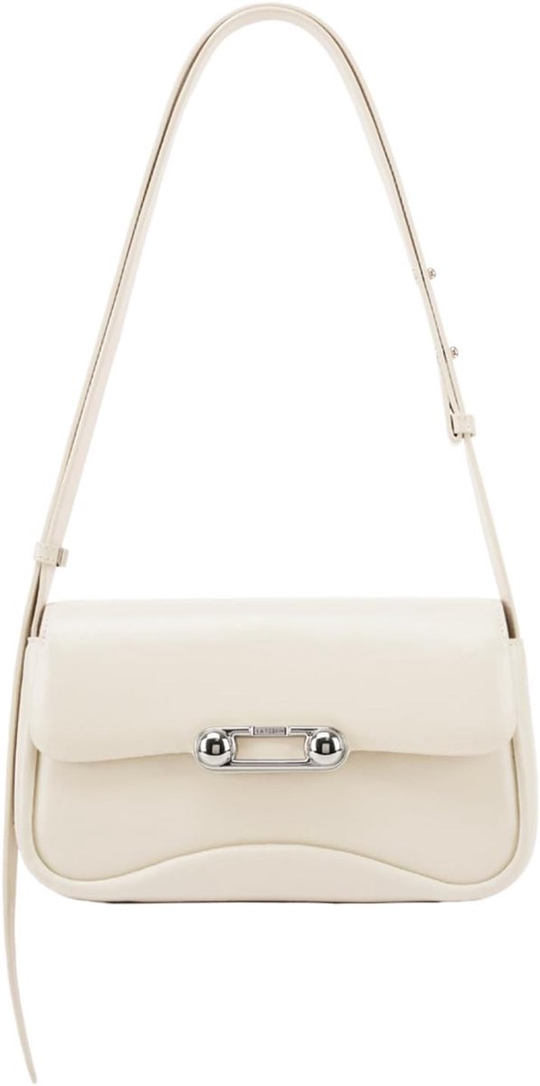 Leren Schoudertas Dames Hobo Crossbody Handtas met Verstelbare Riem