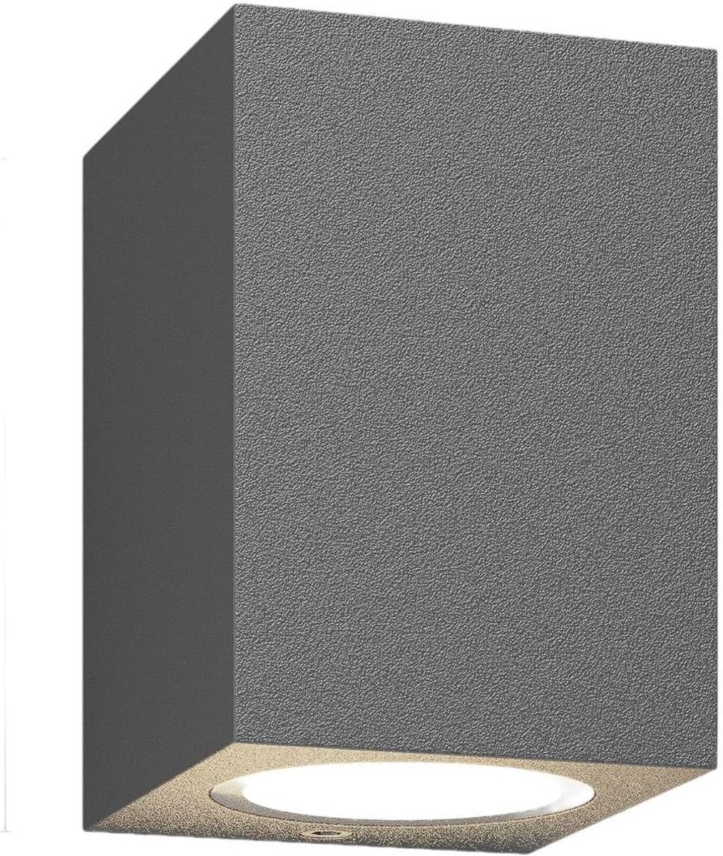 Moderne Buitenwandlamp Zwart Aluminium - Waterdichte Tuin- en Muurlamp