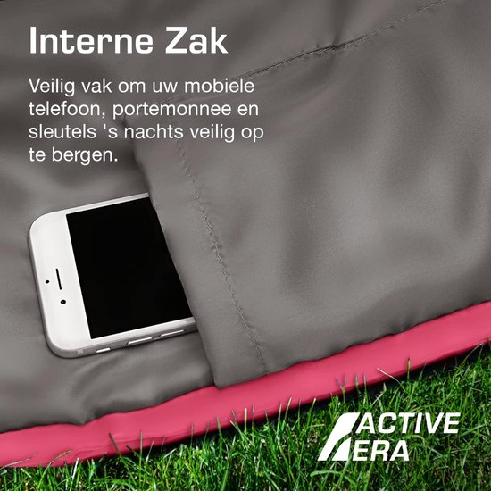Premium Mummie Winter Slaapzak - 300 GSM Vulling en Waterafstotend - 4 Seizoenen - Ideaal voor Camping, Backpacken en Festivals van Merkloos — afbeelding 5