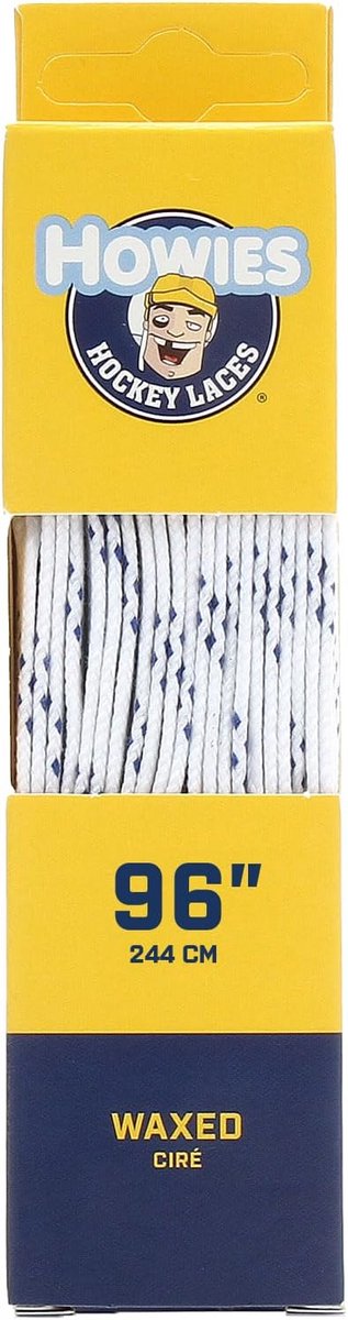Professionele Gewaxt IJshockey Veters Wit Hoogwaardig Polyester