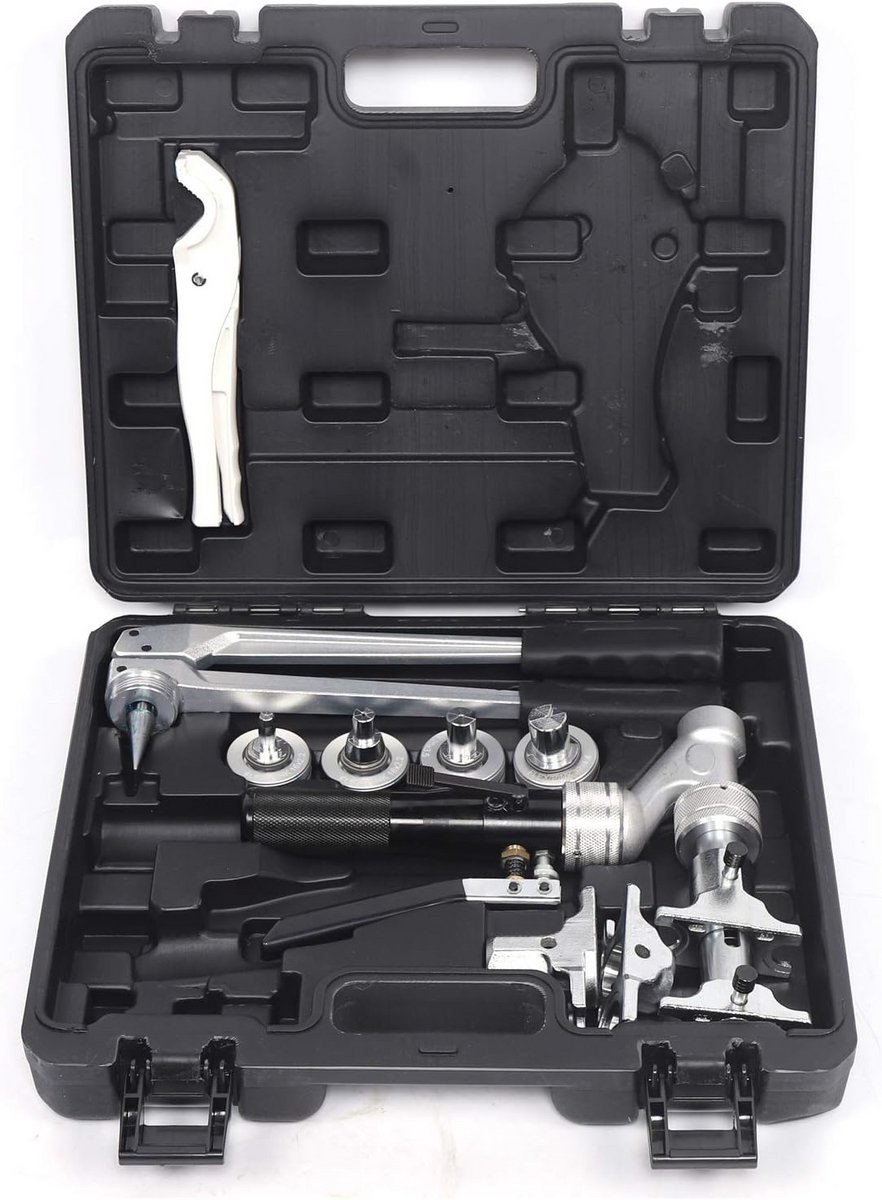 Hydraulische Schuifhulsgereedschap 16-32 mm met 4 Spreidkoppen en 2 Persvorken