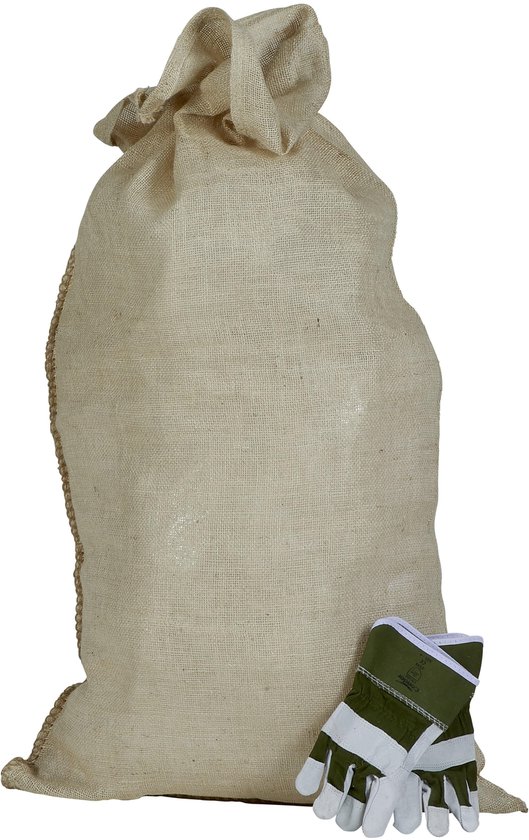 10x - Jute zak 60x110cm - 65L - 100% biologisch afbreekbaar van 10x — afbeelding 3