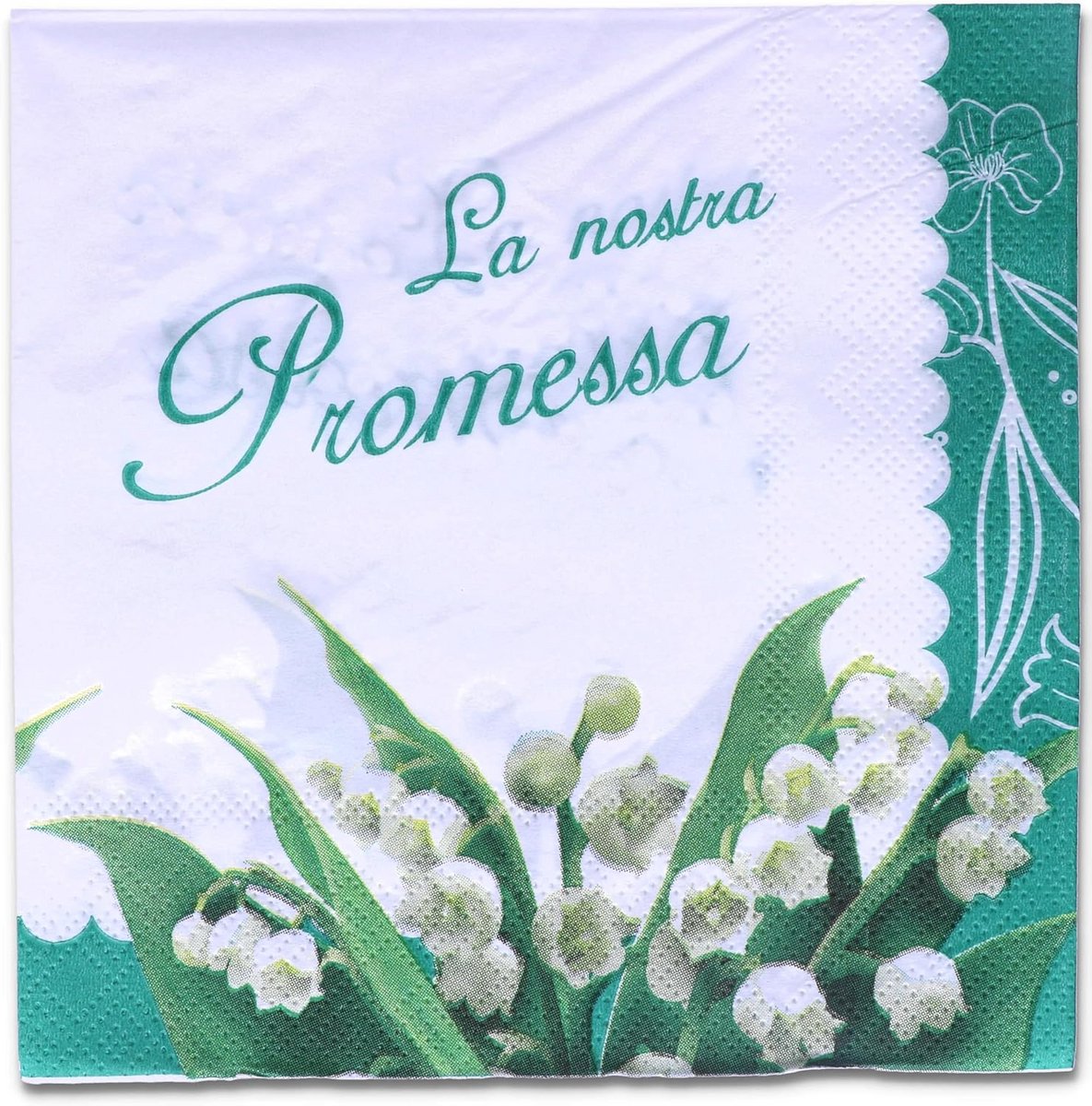 Luxe Papieren Servetten voor Bruiloft en Feest - 20 Stuks 33x33 cm