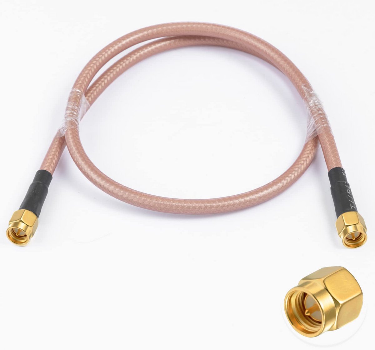 RG400 Verlengsnoer SMA Male naar SMA Male 50 cm voor WiFi Router en 4G Antennes