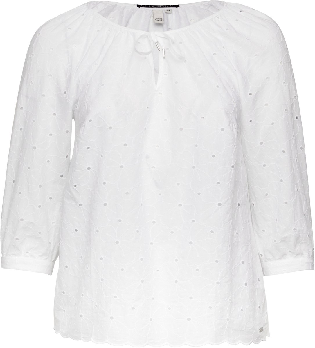 Blouse met plooitjes