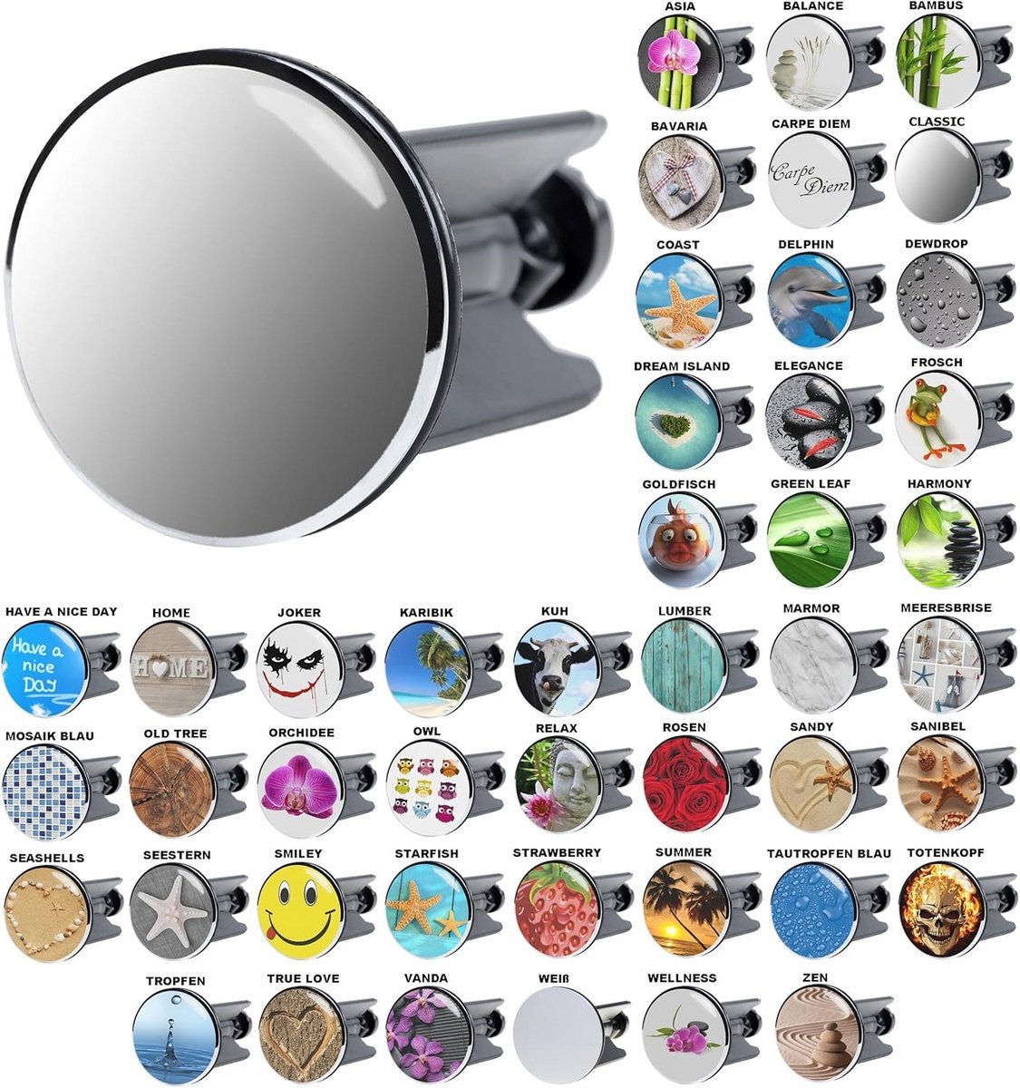 Hoogwaardige Wastafel Stopper Classic - Universeel en Waterdicht