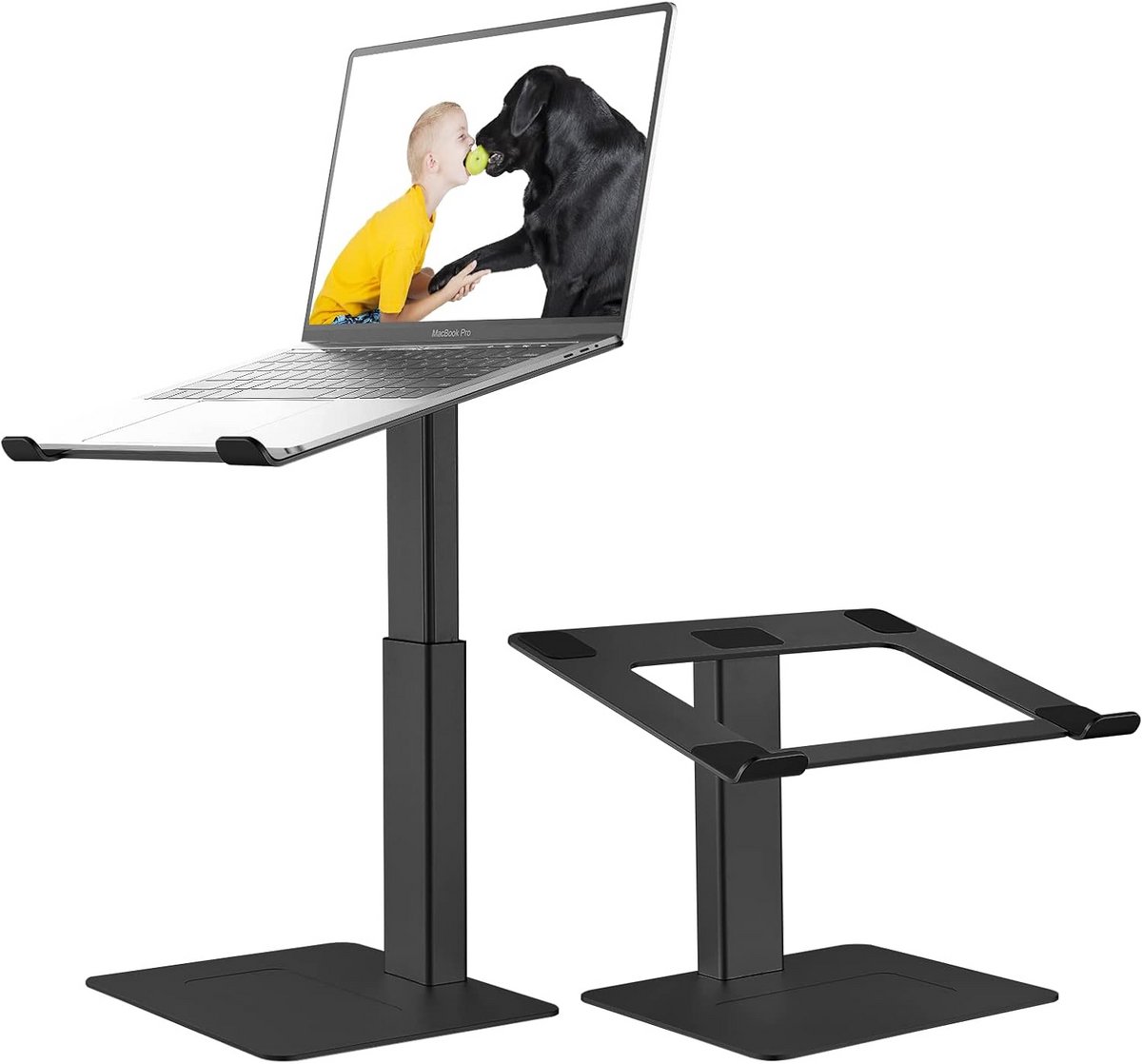 Ergonomische Laptopstandaard Bureau - Verstelbare Hoogte voor Zittend & Staand Werken