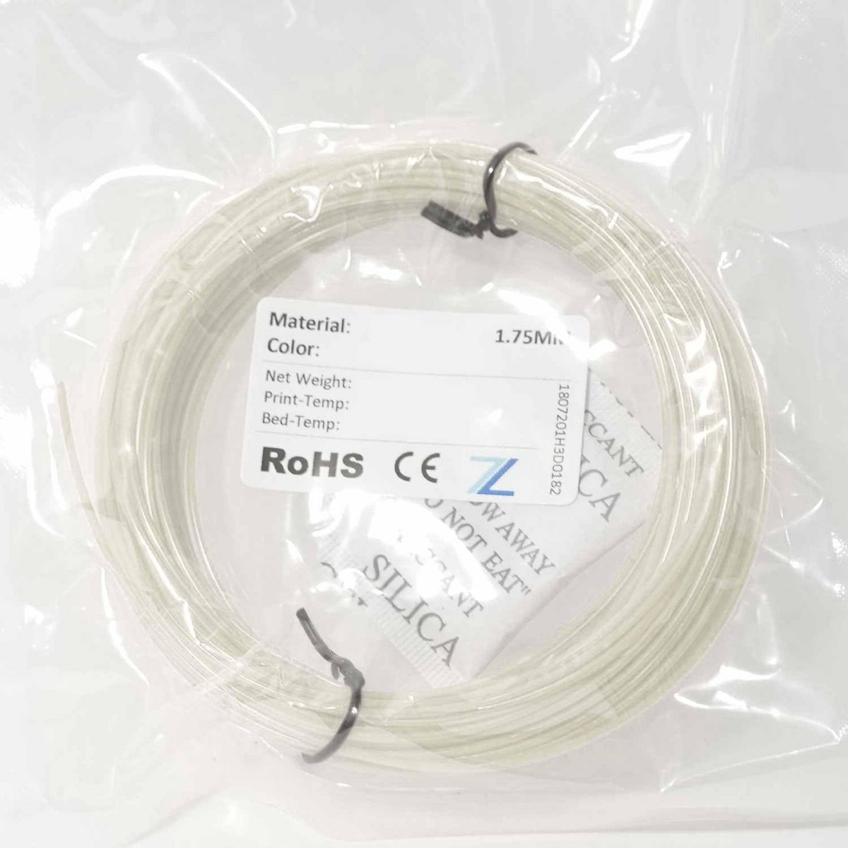 PLA Proef Gloeiend 3D Printer Filament 1,75mm 50g Lichtgevend Groen