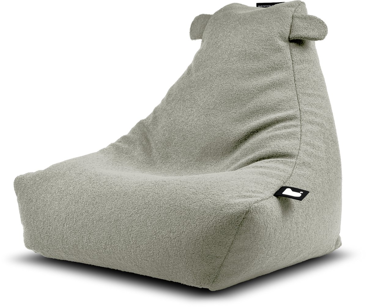 Extreme Lounging b-bag mini-b teddy - zitzak voor kinderen - voor binnen - zacht & comfortabel - Mink Bruin