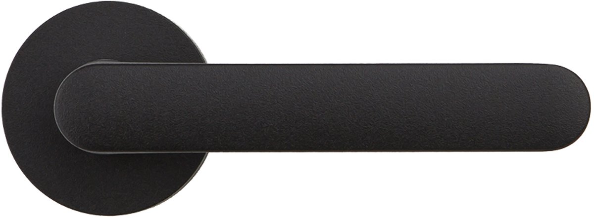 Deurkruk One - Colombo Design Mood Collection - Zwart - rond rozet - set