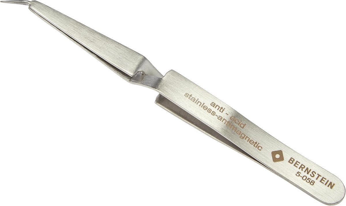 Zelfhoudend Kruispincet 120mm - Antimagnetisch RVS voor SMD en Fijnmechanica