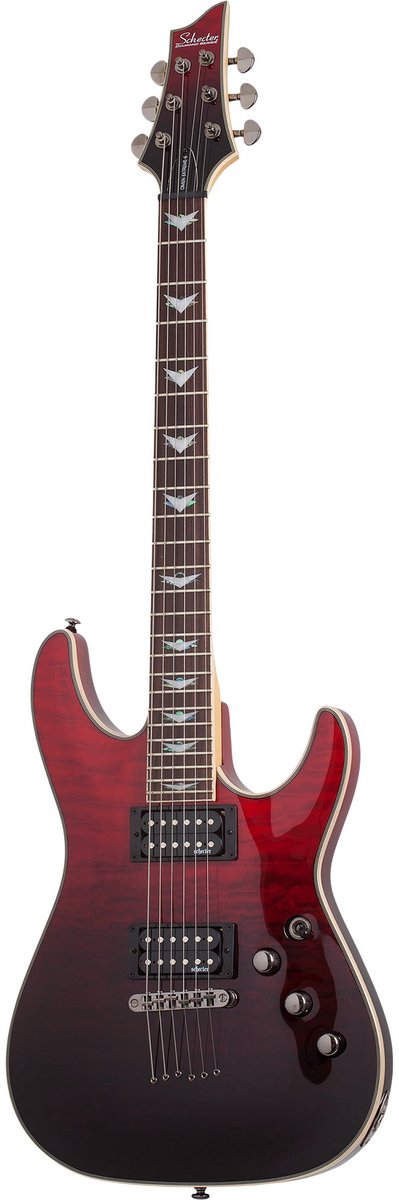 Schecter Omen Extreme-6 elektrische gitaar Blood Burst (BB)