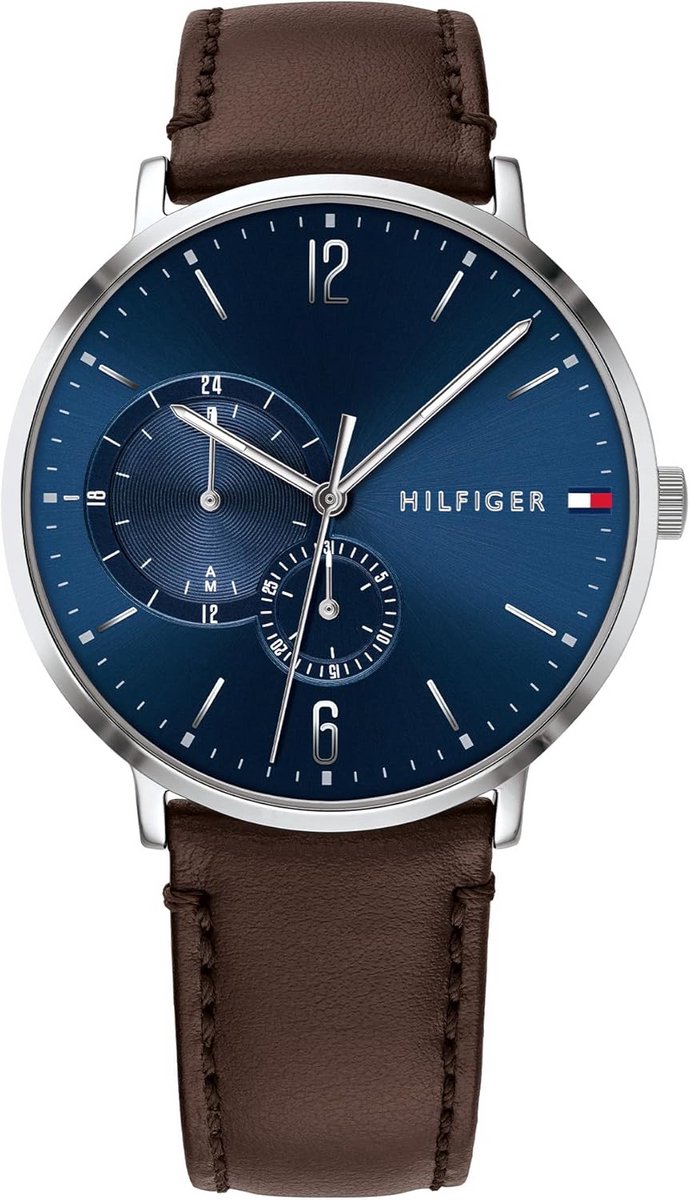 Multifunctioneel Quartz Horloge voor Heren met Leren Band of Roestvrijstalen Armband