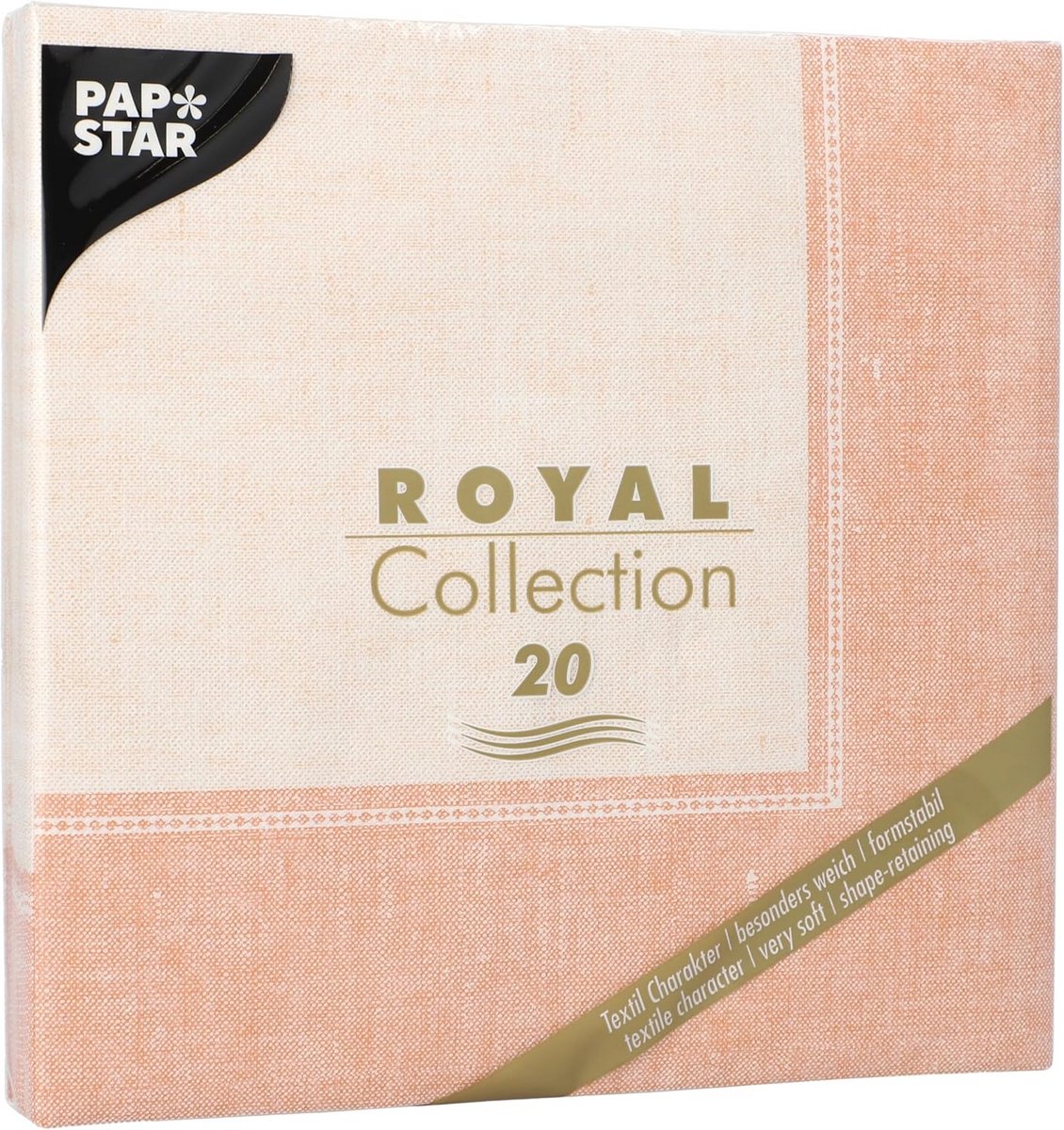50 Luxe Papieren Servetten Roze Linnenstructuur 40x40 cm Diner