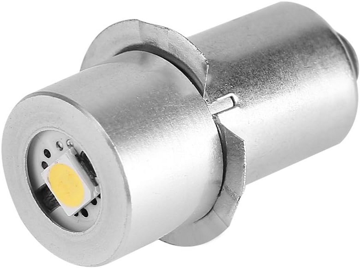 1W LED Vervangingslamp P13.5S - Wit Licht voor Zaklampen en Noodverlichting (4.5V)