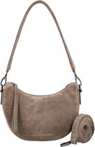 Hide & Stitches Brazos Sac à bandoulière - Crossbody - Sac - Cuir - Sac en cuir pour femmes - Taupe.