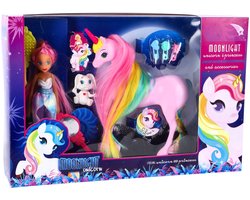 Poppenset met paard - Poppenset - Realistisch Paard-figuur - Barbie (5715079)