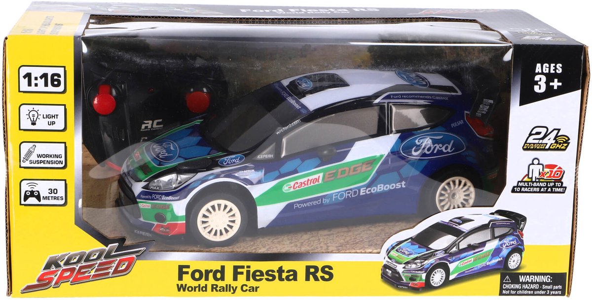 Radiografisch bestuurbare auto ford 1:16 2.4g fiesta RS WRC