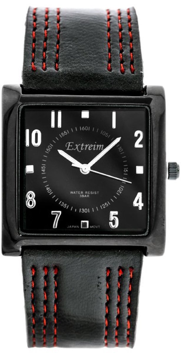 Extreim - Dameshorloge - Ext-Y020B-3A - Zwart - Miyota Mechanisme