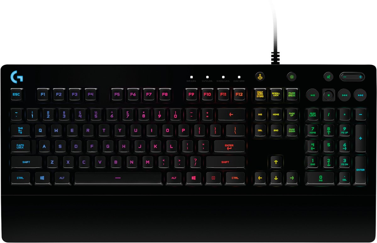 Logitech G213 toetsenbord USB QWERTY Pan Nordic Zwart