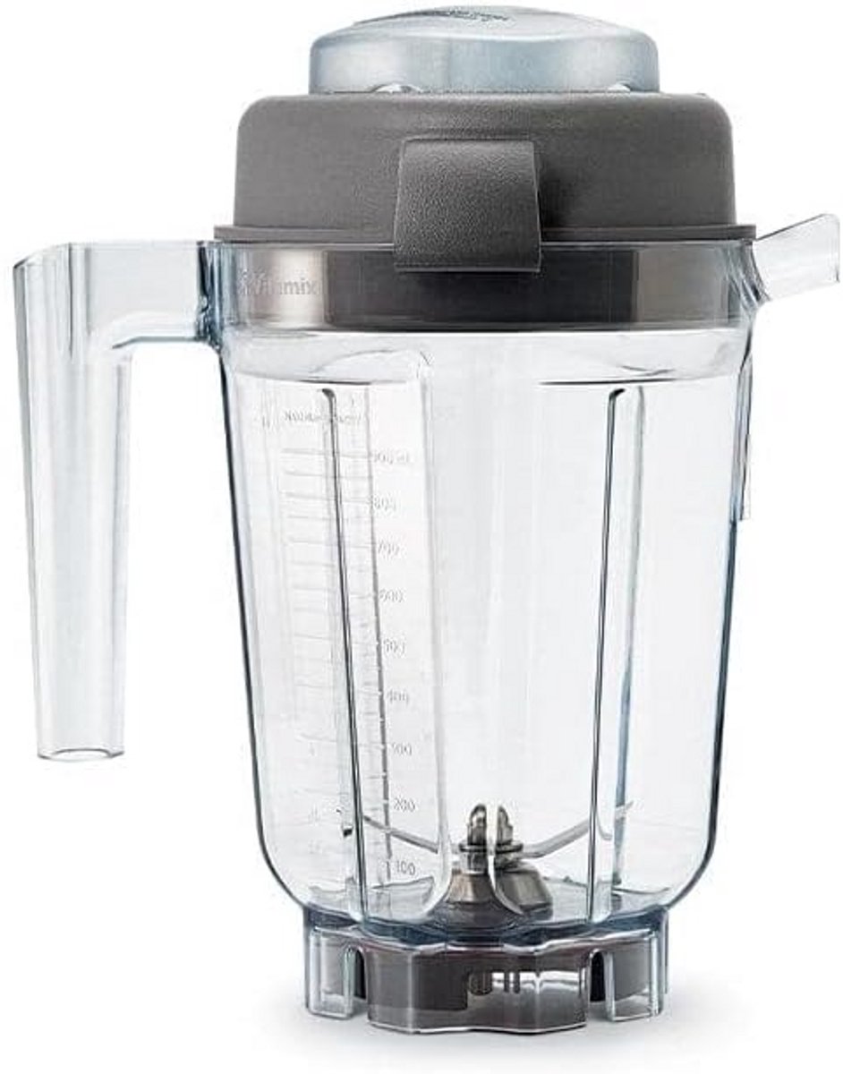 Mini Mengbeker voor Blender met Perser - Compacte Kunststof Container