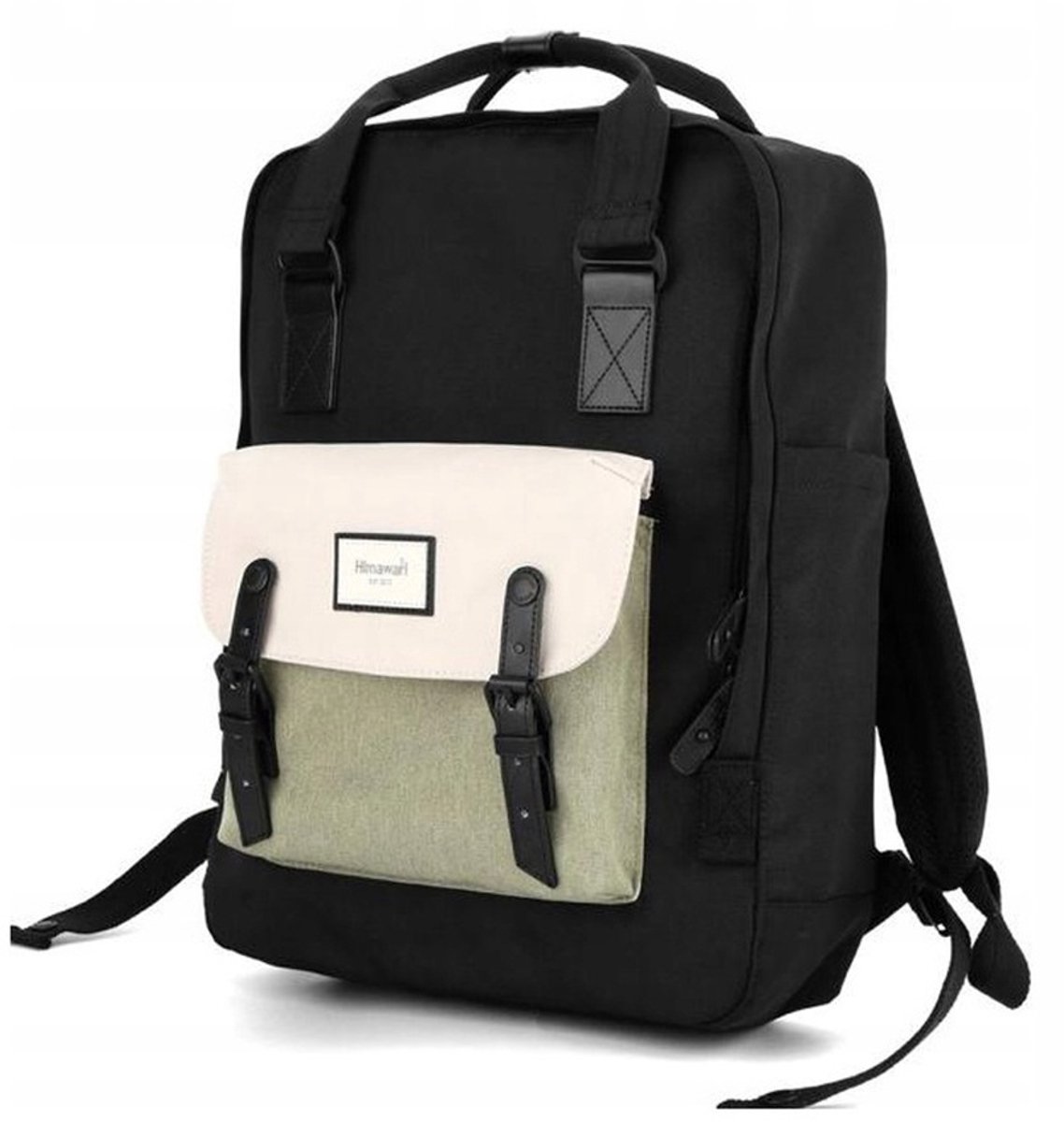 Himawari 1010 15,6'' Laptoprugzak (Zwart/Groen)