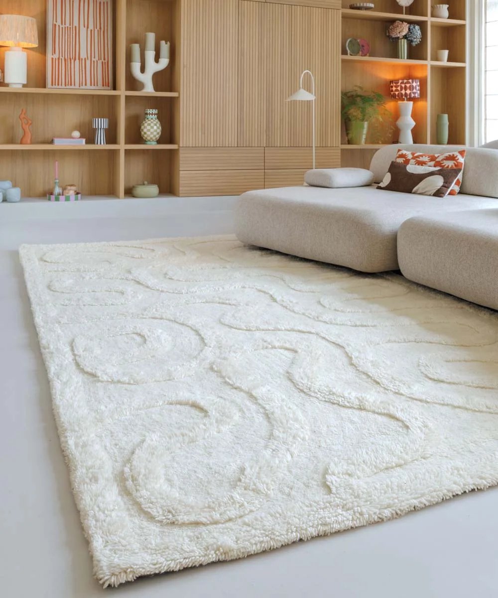 Design vloerkleed - Tjørne Bris ivoor 200x300 cm