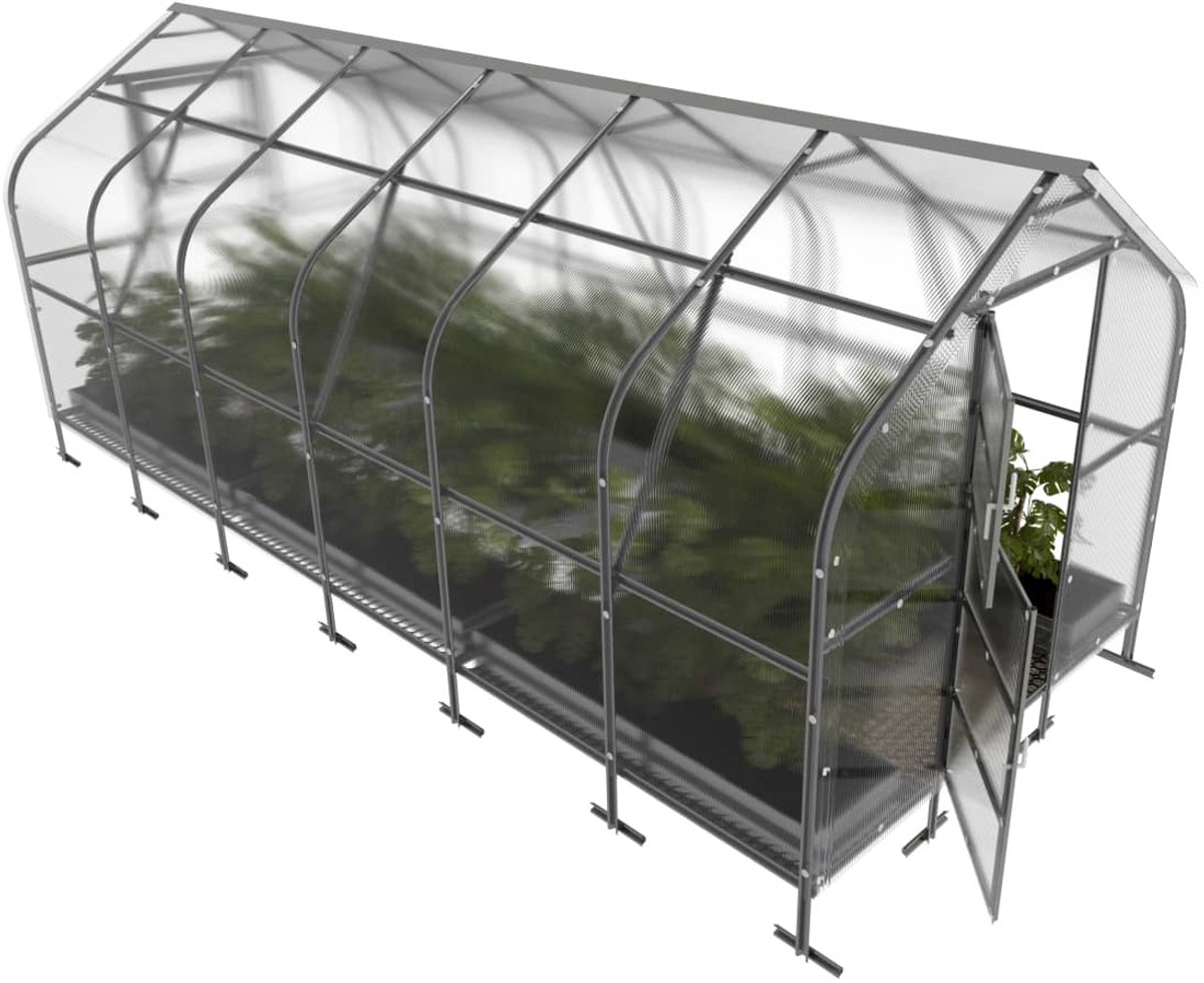 Klasika Polycarbonaat tuinkas 2,5x6m 15m² Drop