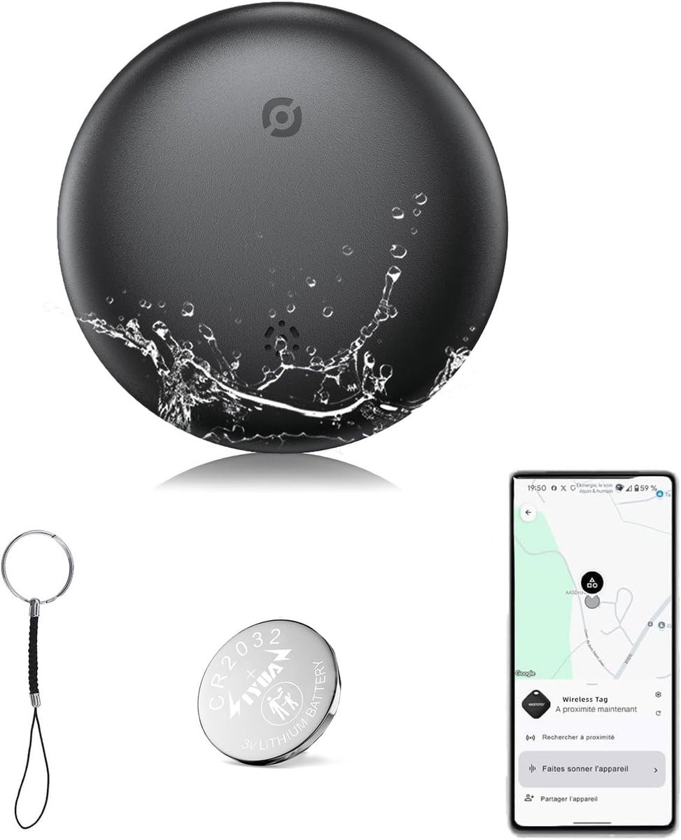 Slimme Tracker - Locatie Tracker - Objecten Vinden - Google Vind Mijn App - 1x1x1 cm