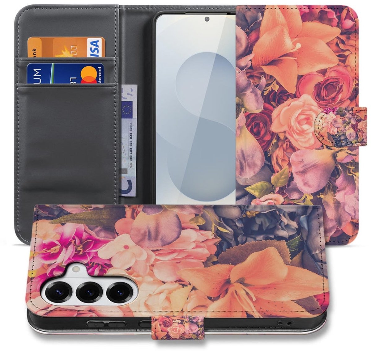Book Case Samsung Galaxy S26 Bosje Bloemen