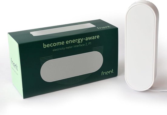 Energieverbruik Meter - Stroommeter Interface - Meter Uitlezen - Draadloze P1 Poort - 9x3x1.8 cm - Wit