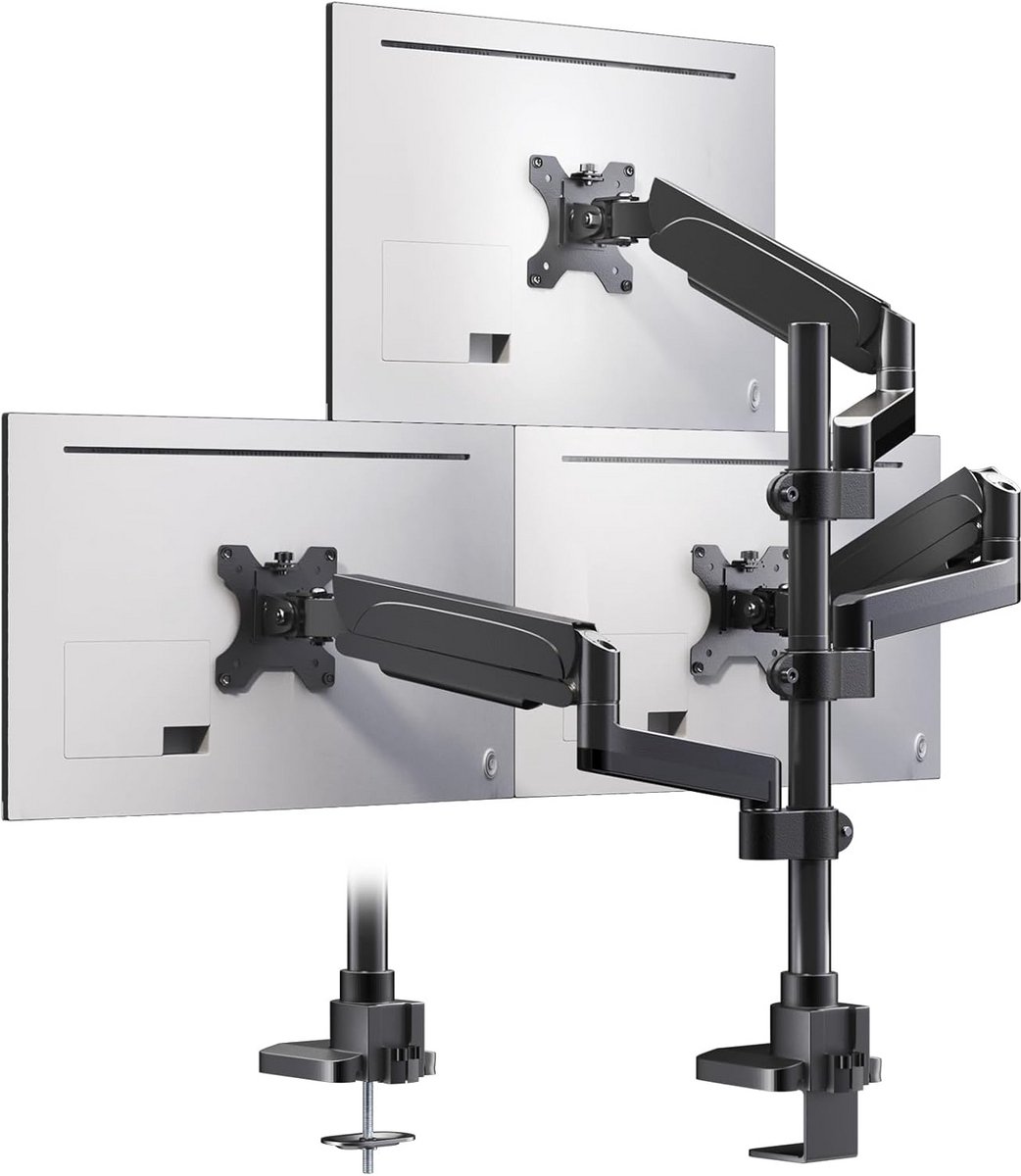 Monitor arm 3 schermen - Verstelbaar - Monitor arm - Bureaupraktisch