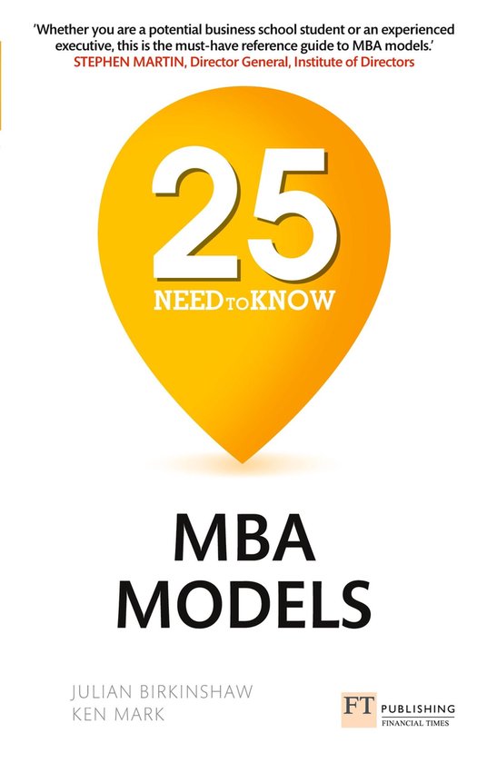 25 Need-to-Know MBA Models - cover