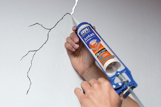 Acryl Plamuurmassa - Kit voor Scheuren - Klusklus - Flexibel en duurzaam - 280 ml - Wit van Merkloos — afbeelding 2