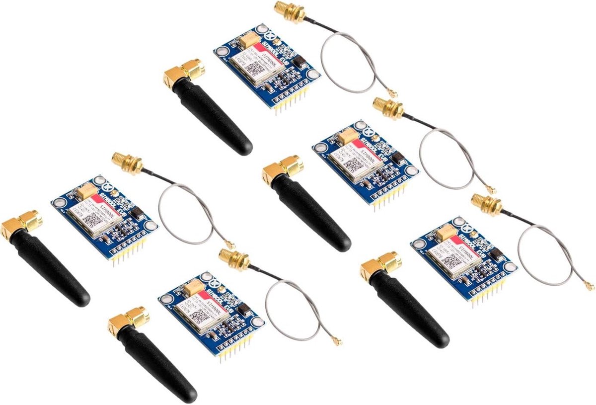 Draadloze GSM Module - GPRS Communicatie - IoT Projecten - Quad-Band Connectiviteit - Compact Formaat