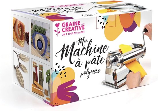 Pastamachine voor Polymeerklei en Klei - Breedte 14 cm - Handmatig van Merkloos — afbeelding 3