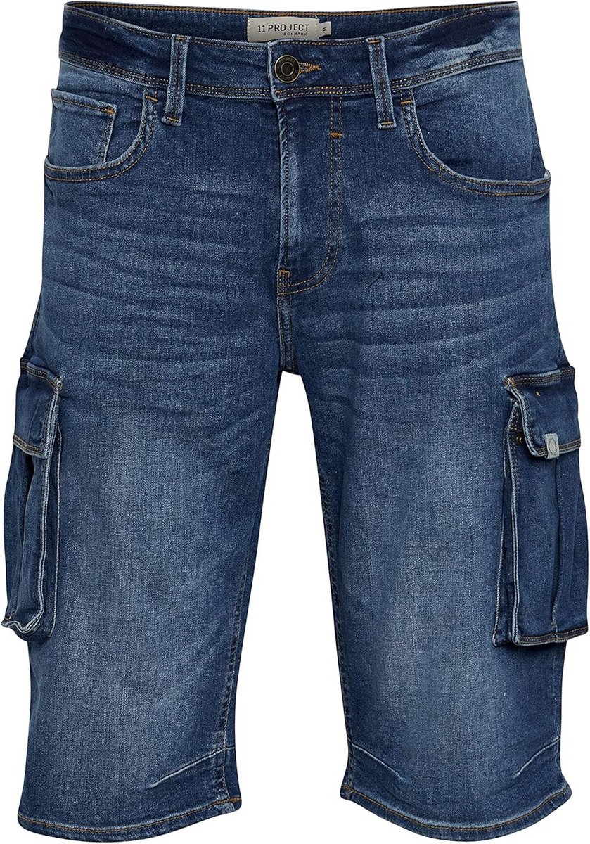 Korte Jeansbroek Heren - Regular Fit, 5-Pocket, Capri-Snit, Duurzaam Denim met Stretch