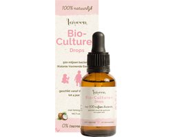 Laveen Bio-culturen Drops – biotica druppels voor Baby & Kind - 40 porties - BIO Gecertificeerd - Suikervrij - Vegan - 100% natuurlijk