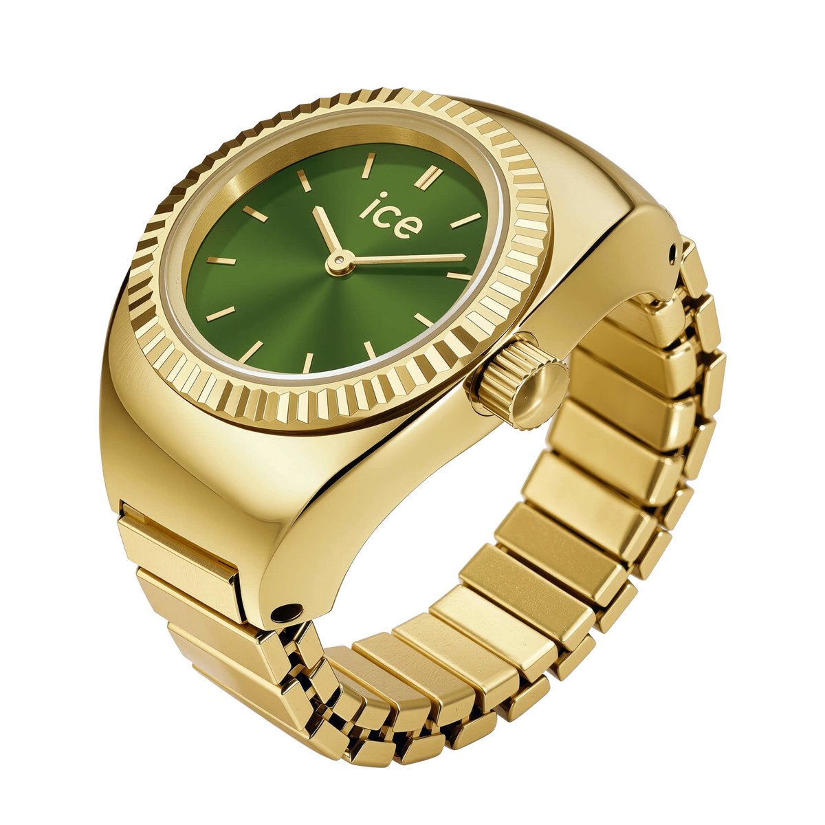 Ice Watch Chouchou - Gold olive 025517 Horloge - Staal - Goudkleurig - Ø 15 mm