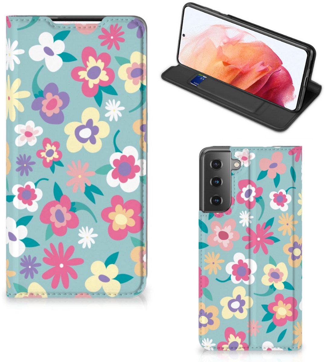 Samsung Galaxy S21 Smart Cover Flower Power