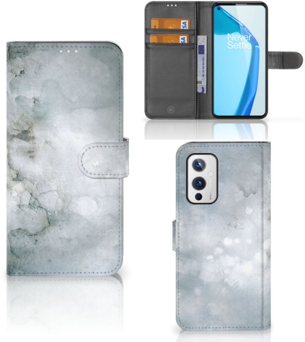Hoesje OnePlus 9 Painting Grey
