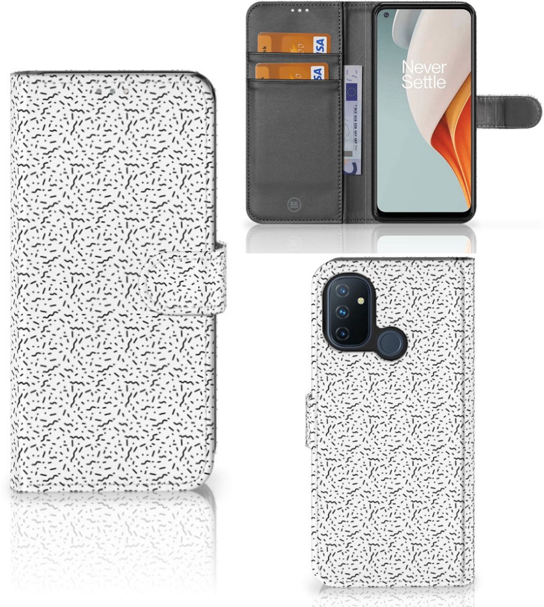 OnePlus Nord N100 Telefoon Hoesje Stripes Dots