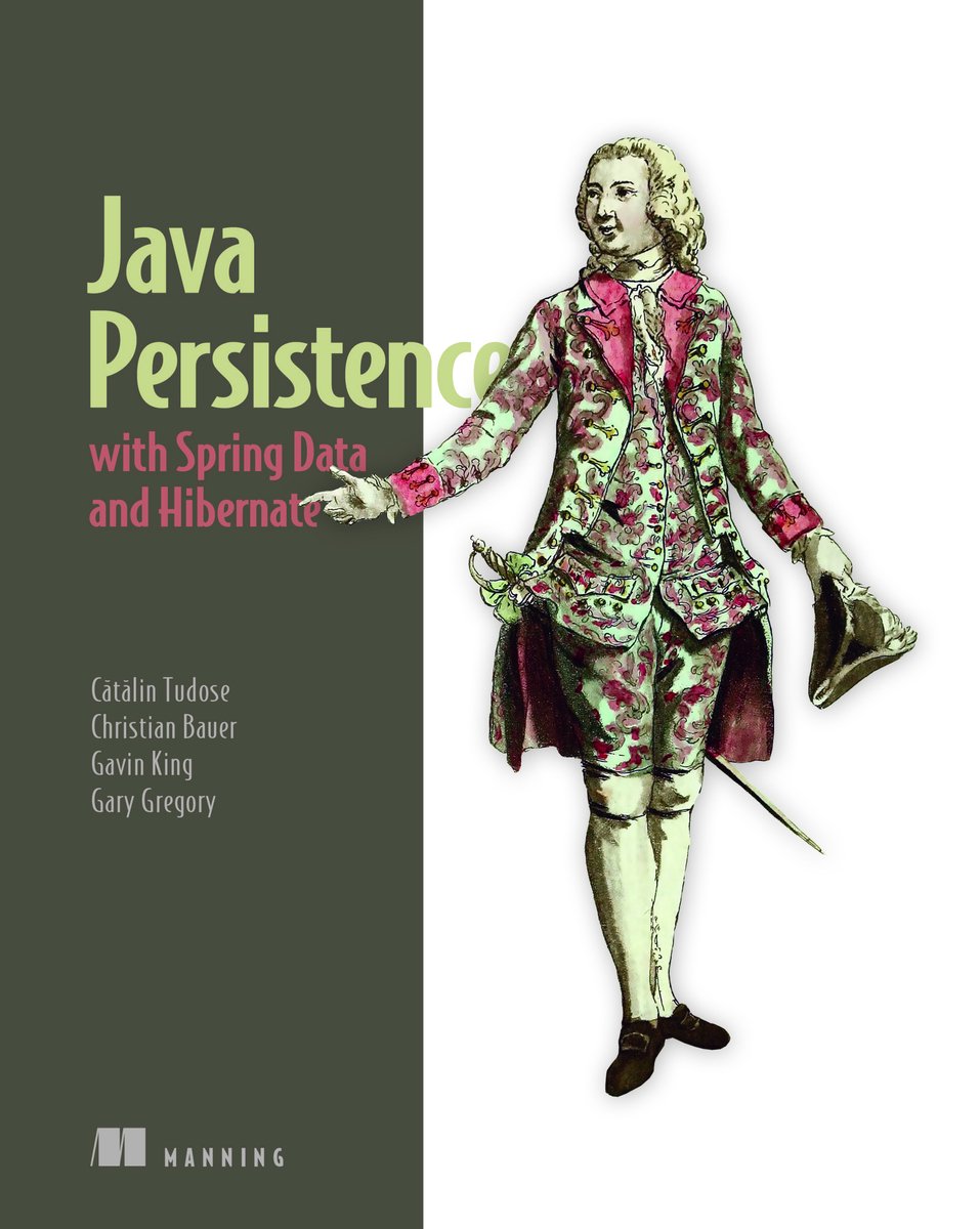 Omslag van Java Persistence with Spring Data and Hibernate