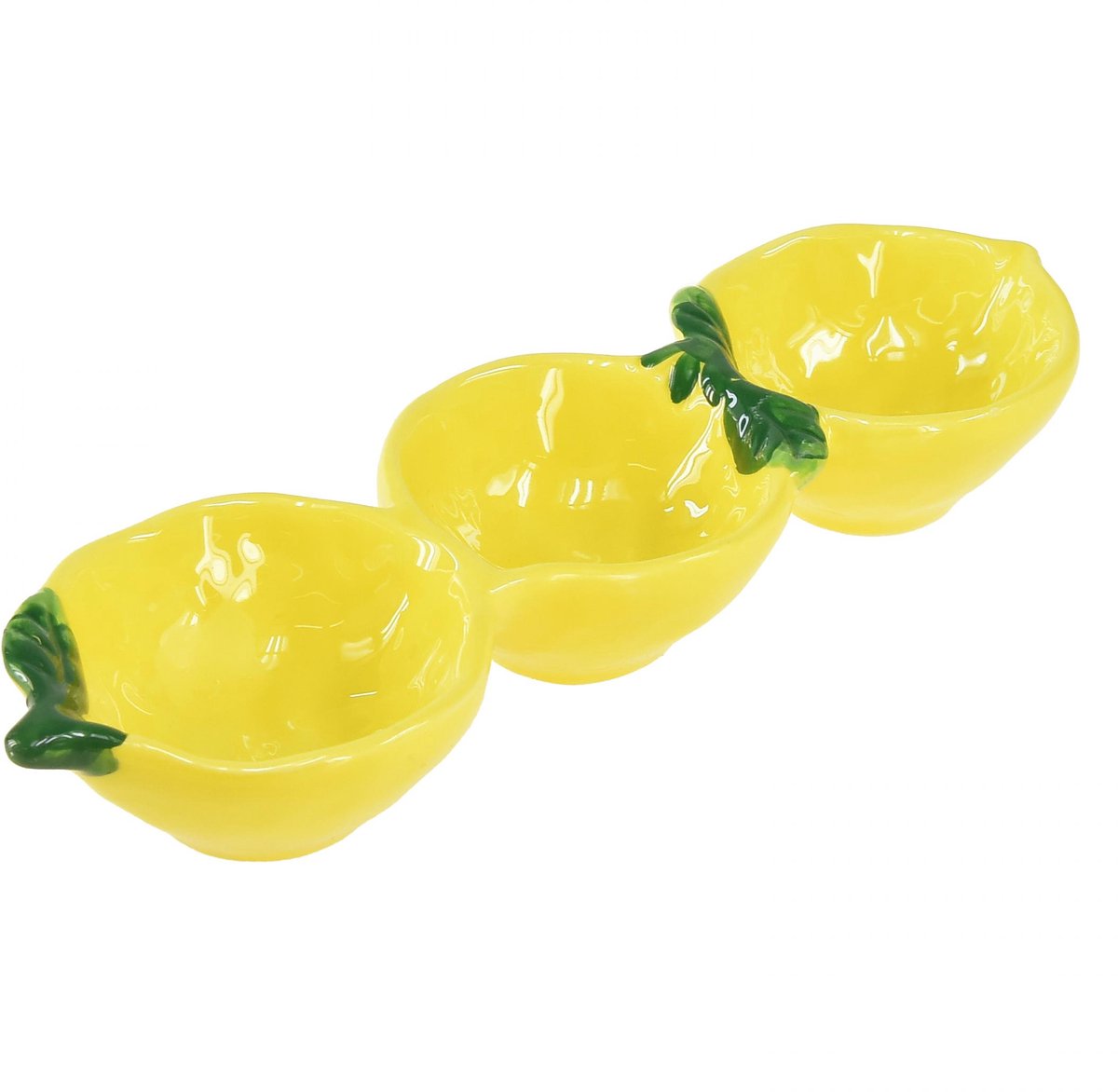 Tapaskommen keramiek citroen tafeldecoratie 28,5cm H4cm