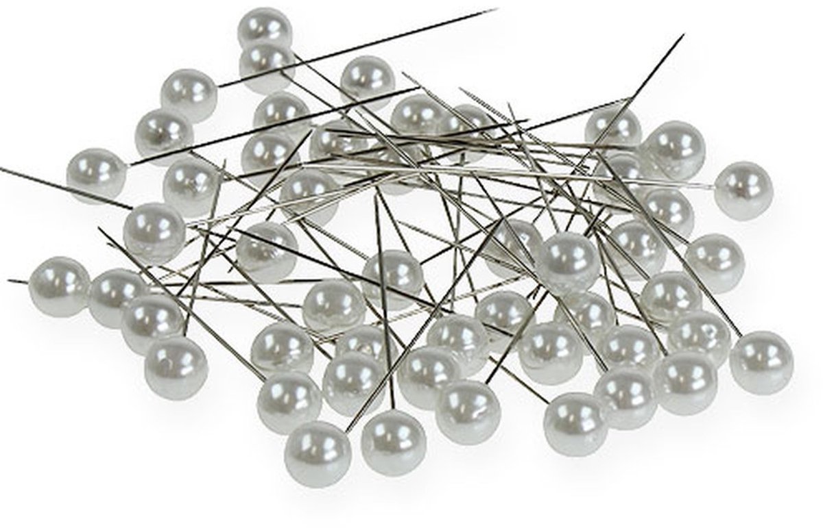 Parel Spelden | 10mm x 65mm | Wit