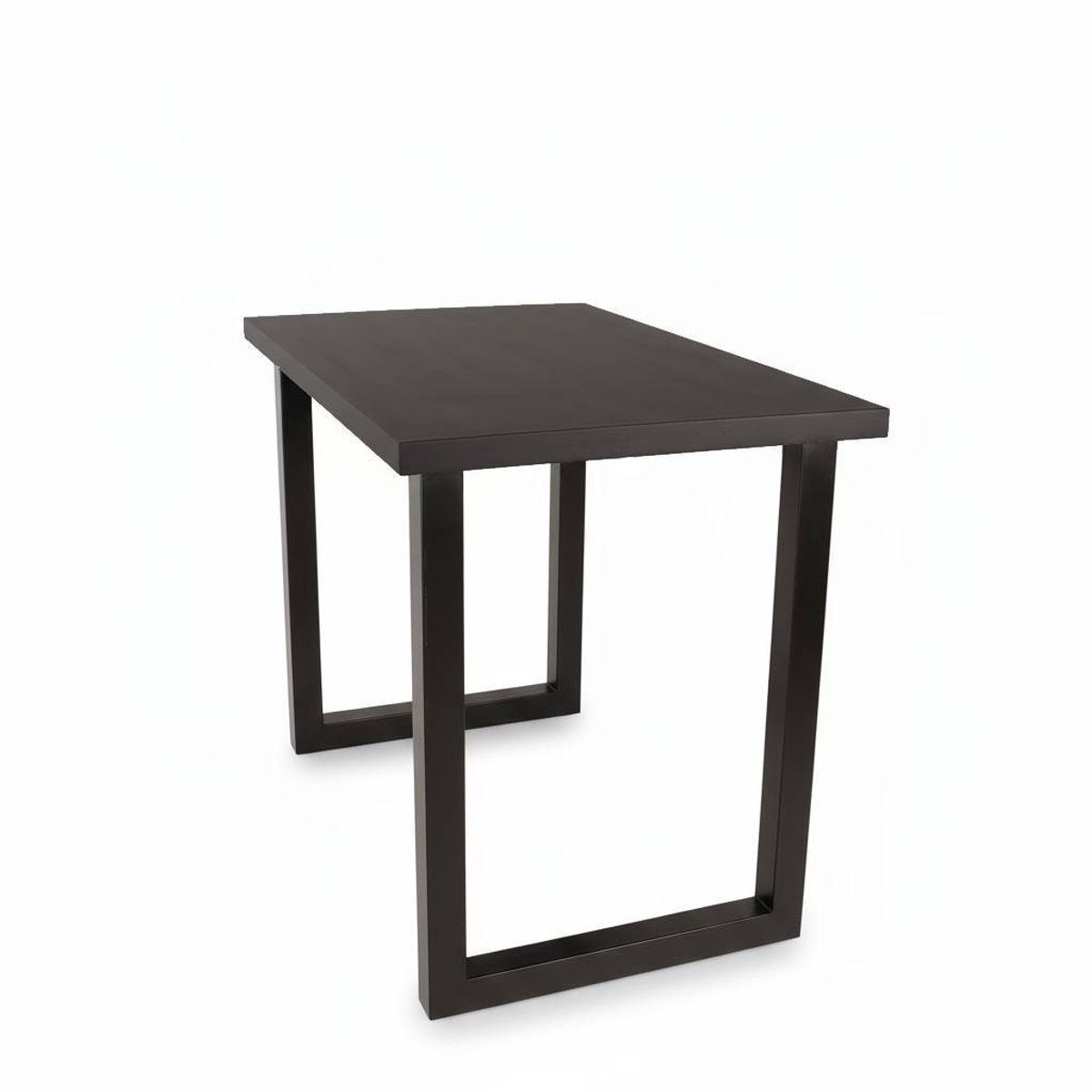 Bartafel 140cm durzaam mangohout zwart Pixie industrieel mango bar tafel